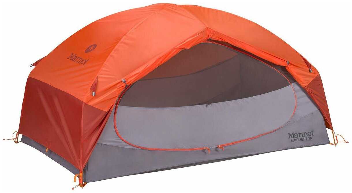 Палатка туристическая 2-местная Marmot Limelight 2P Cinder/Rusted Orange фотография 3