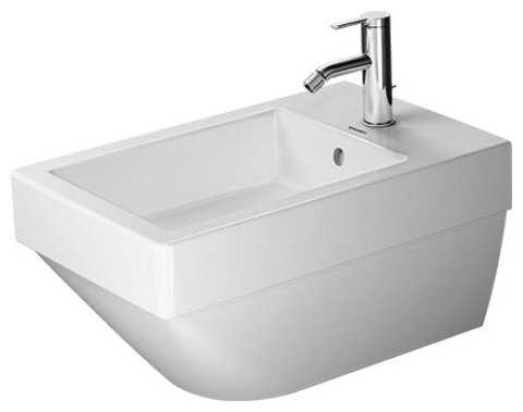 Биде подвесное DURAVIT Vero Air 227415 с горизонтальным выпуском