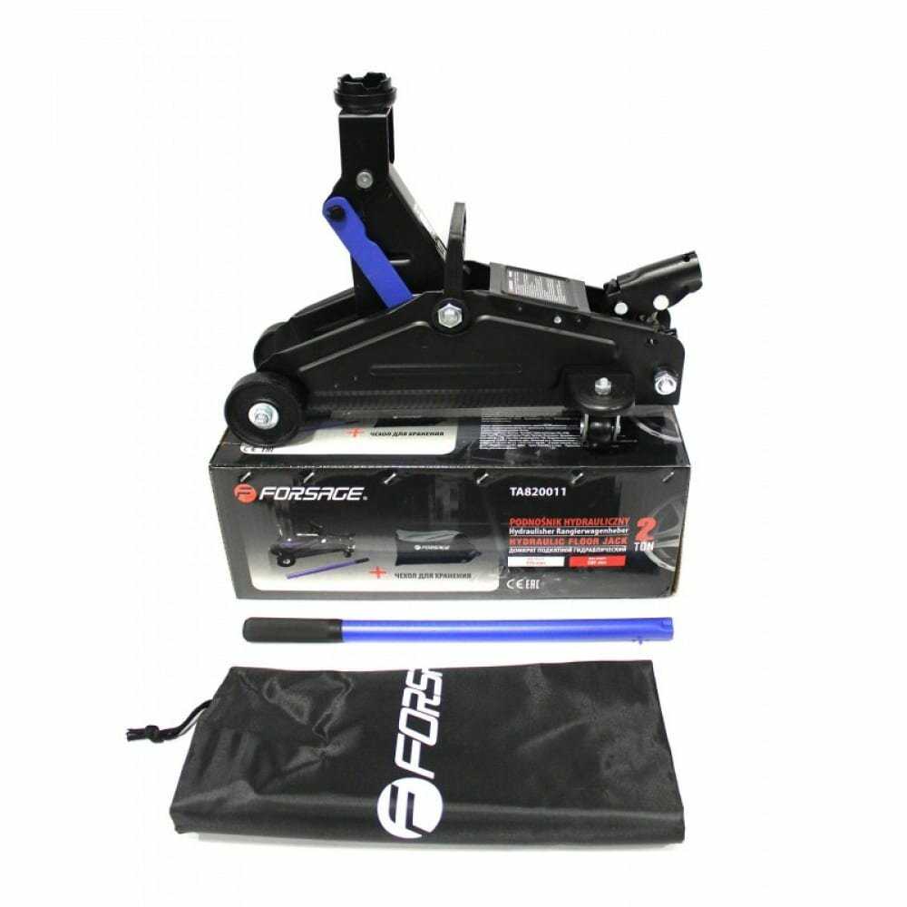 Домкрат Forsage Домкрат подкатной гидравлический для мототехники (F-TH22001CB) фотография 11