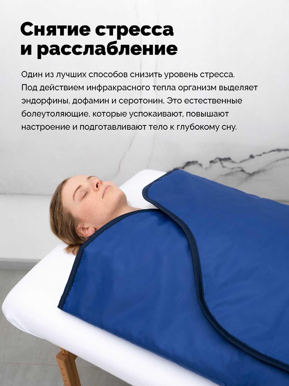 Одеяло Infrasauna Одеяло для обертывания с ИК прогревом (Infrasauna) фотография 3