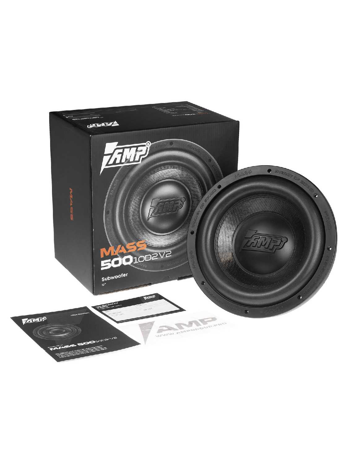Сабвуферный динамик AMP MASS 500 10D2 V.2 [25.5 см]