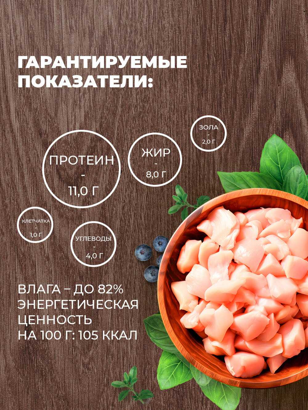 Корма Родные Птица с потрошками в желе (410 г) фотография 2