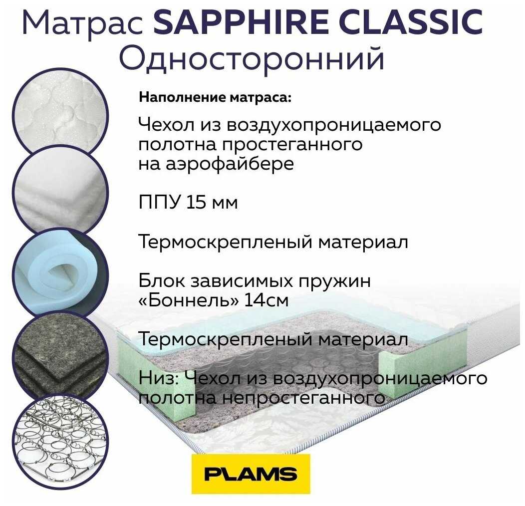 Матрас ортопедический Plams Sapphire Classic фотография 5