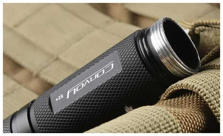 Фонарь Convoy S2 ультрафиолетовый (ZWB2, 5W UV 365nm) фотография 3
