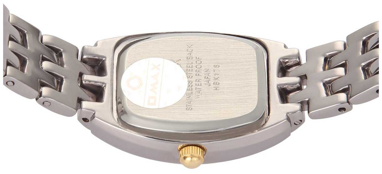 Наручные часы на браслете Omax HBK176 GG 02 комбинированный цвет золото с серебром черный циферблат фотография 2