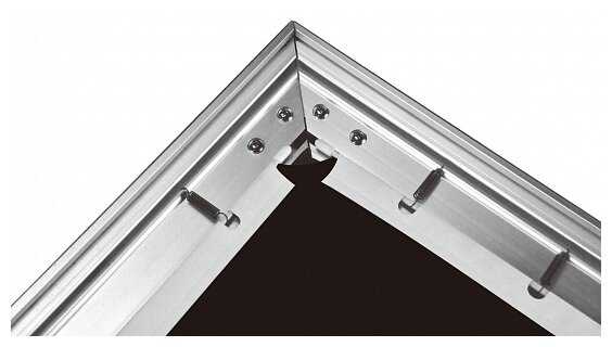 На раме матовый белый экран Digis VELVET DSVFS-16904L фотография 3