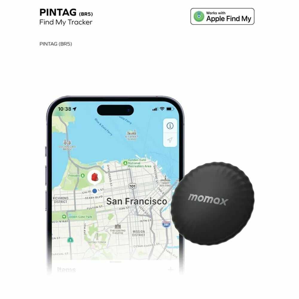 GPS трекер Momax PINTAG Find my Tracker (BR5W) фотография 15