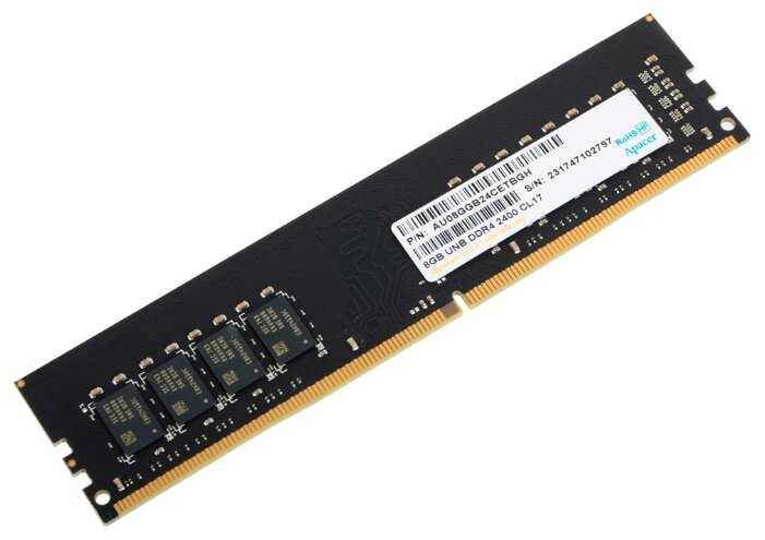 Оперативная память Apacer 8 ГБ DDR4 2400 МГц CL17 (EL.08G2T.GFH)