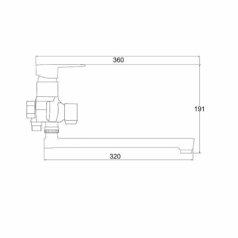 Смеситель для ванны Ростовская Мануфактура Сантехники PL6CH-006E фотография 3