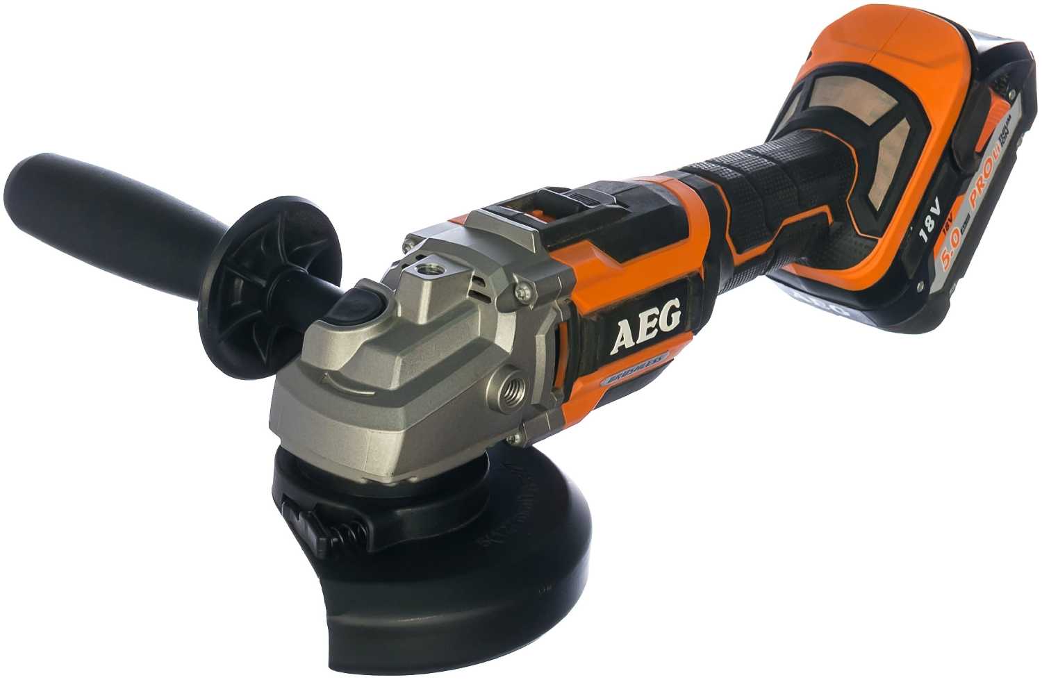 Аккумуляторная УШМ AEG BEWS 18-125BL (502C) 125 мм фотография 1