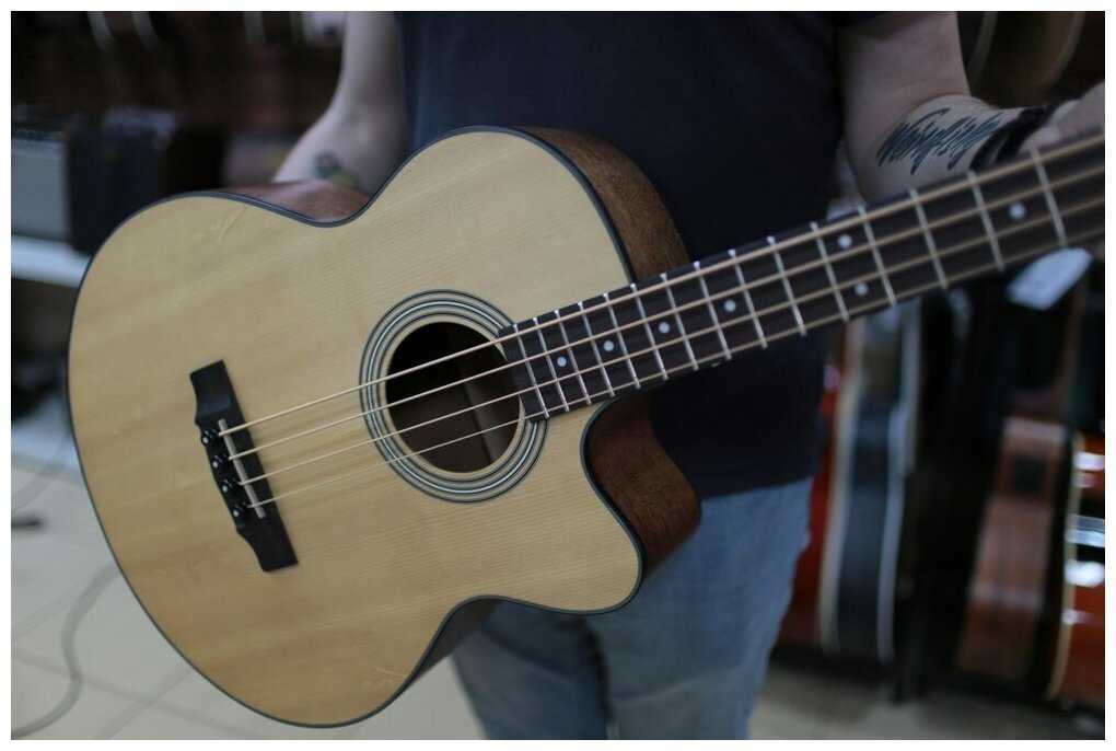 Cort SJB5F-NS электроакустическая с чехлом фотография 3