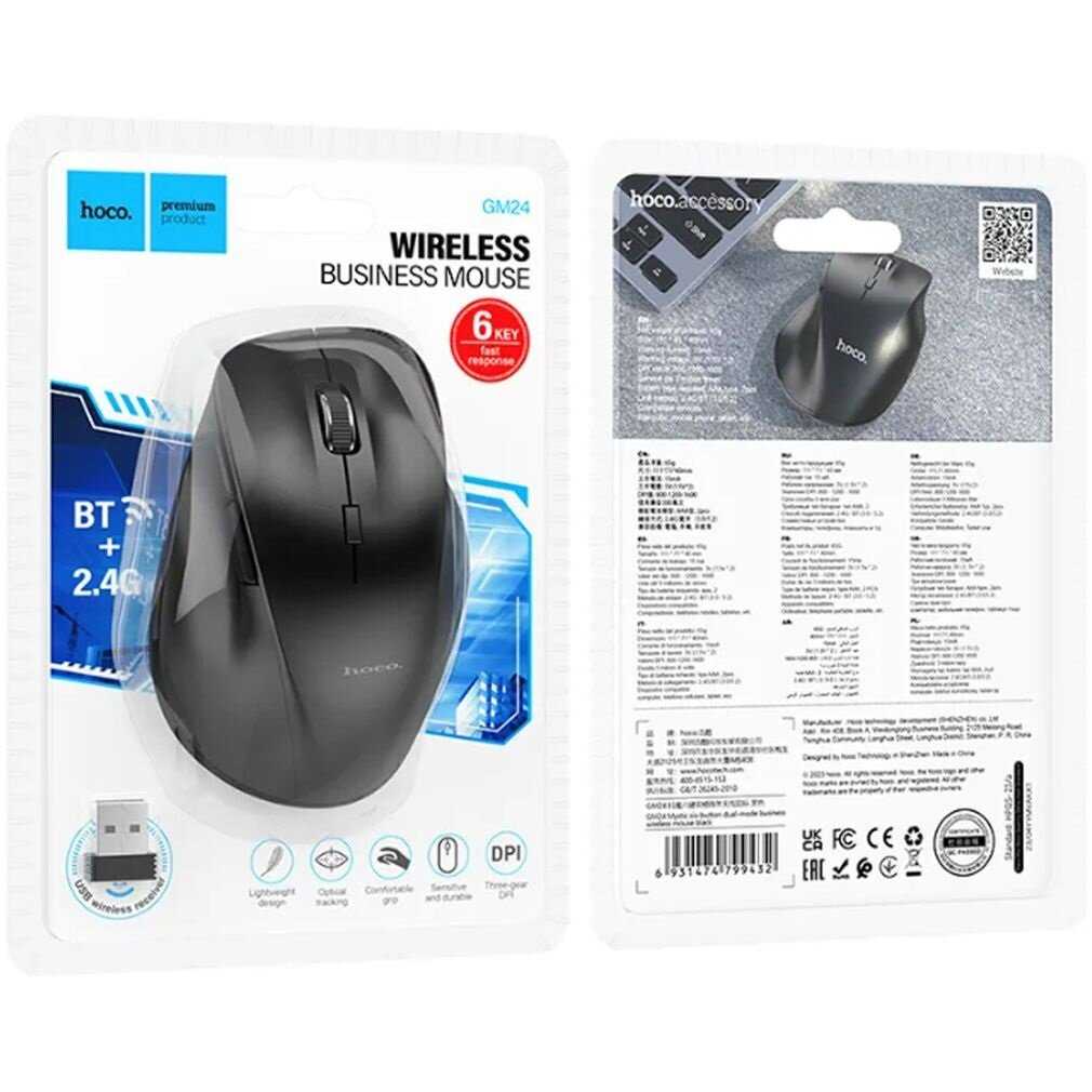 Беспроводная компьютерная мышка hoco GM24 фотография 4