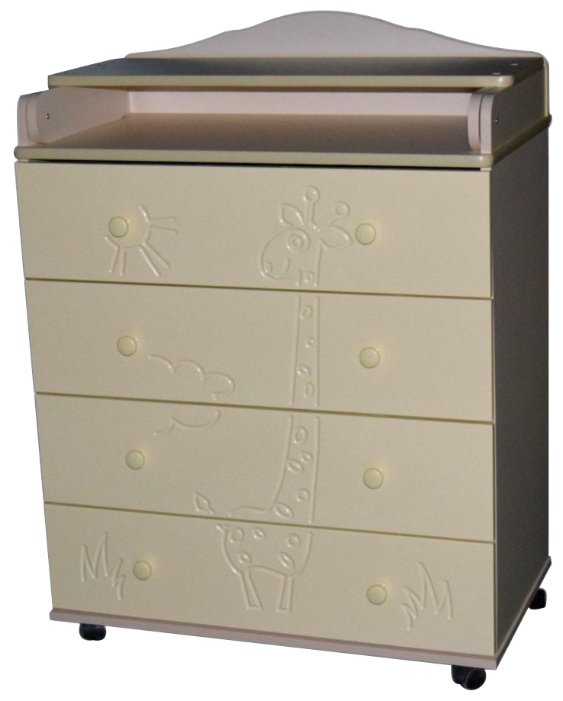 Пеленальный комод Антел Ульяна 9 Жираф фотография 2