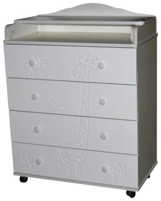 Пеленальный комод Антел Ульяна 9 Жираф фотография 3