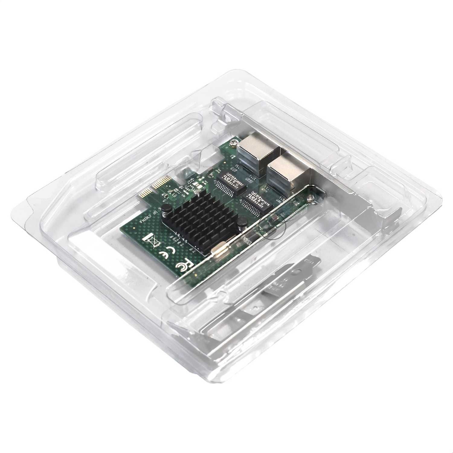 Сетевой адаптер EXEGATE EXE-BCM5720 (PCI-E x1 v2.0, 2xRJ45, 10/100/1000Mbps) фотография 5
