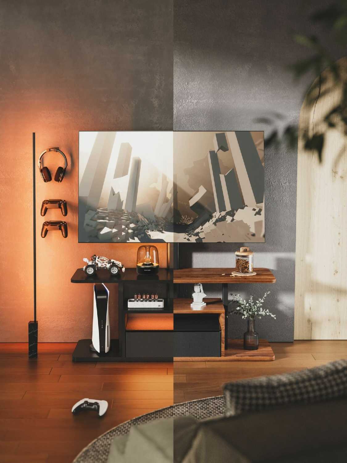 Тумба iTECHmount Тумба с поворотным кронштейном для телевизора (KT2164RGB) фотография 10