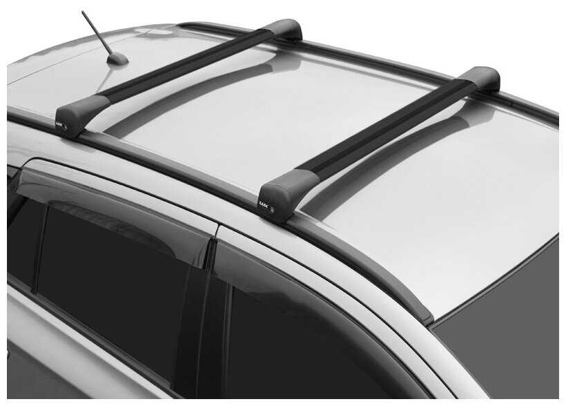 Багажник на крышу Lux Bridge для Suzuki SX4 2 2016-2021, черный 110-110 фотография 2