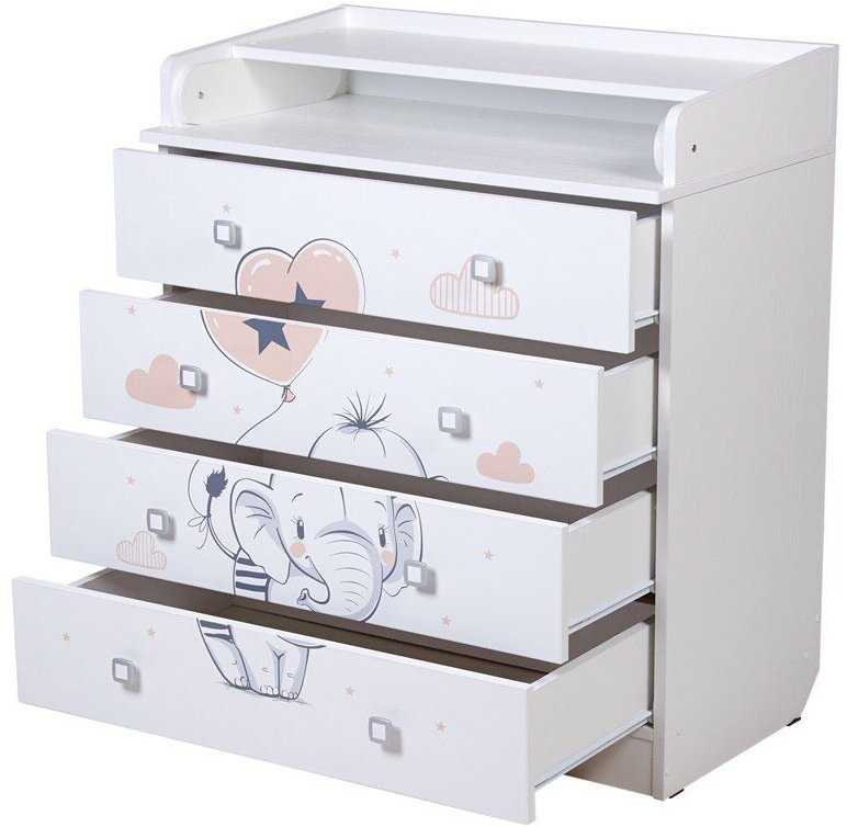 Пеленальный комод Фея Слоник (1580) фотография 9