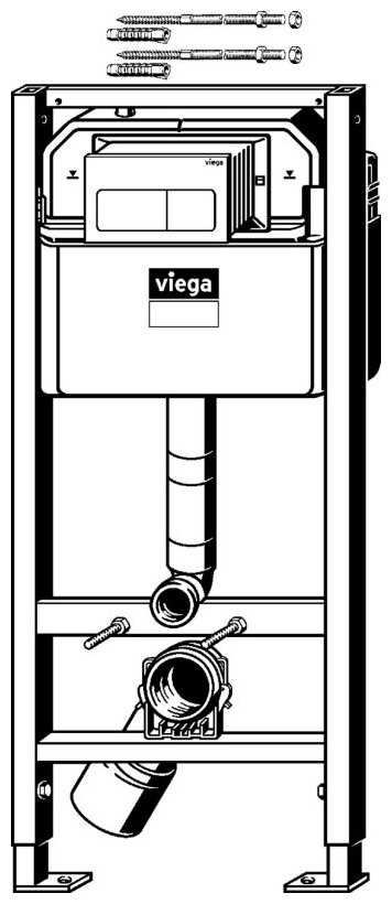 Рамная инсталляция Viega Prevista Dry (771 997) фотография 5