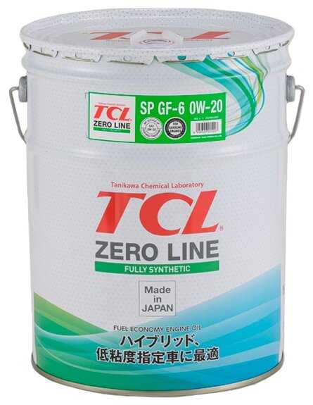Синтетическое моторное масло TCL Zero Line 0W-20 SP/GF-6