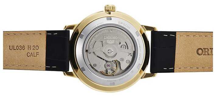 Часы механические Orient RA-AC0E03S соврем. муж, кож. бр-т,100m, DATE фотография 4