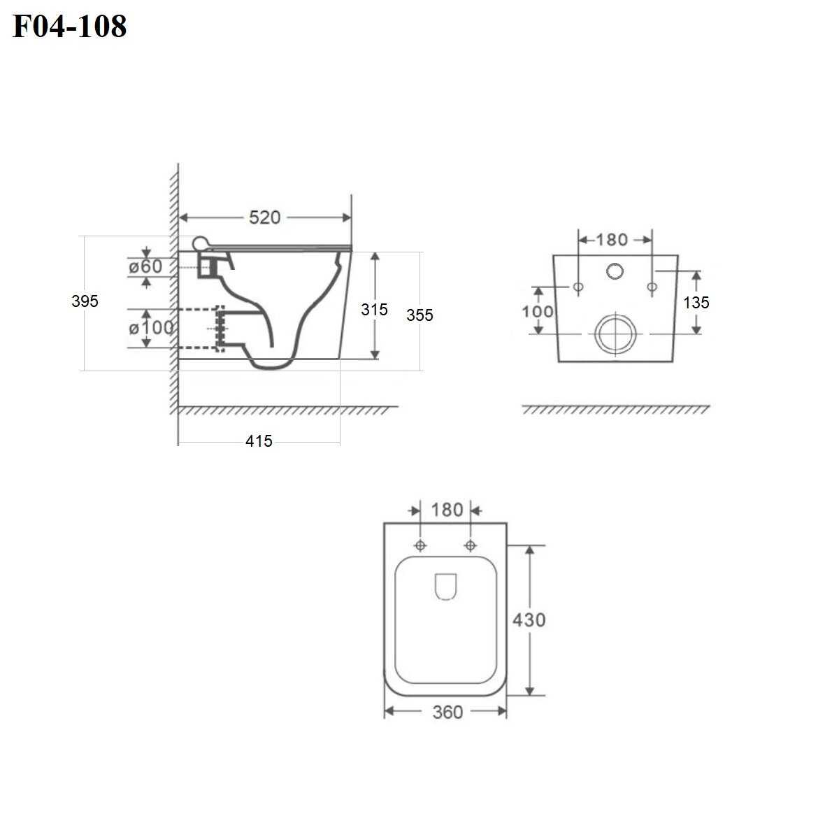Подвесной унитаз BOND Cube фотография 19