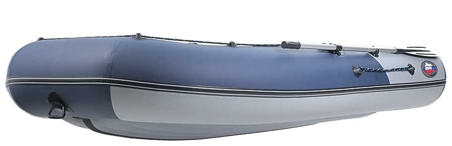 Надувная лодка НДНД Grouper 310 серо-синий фотография 4