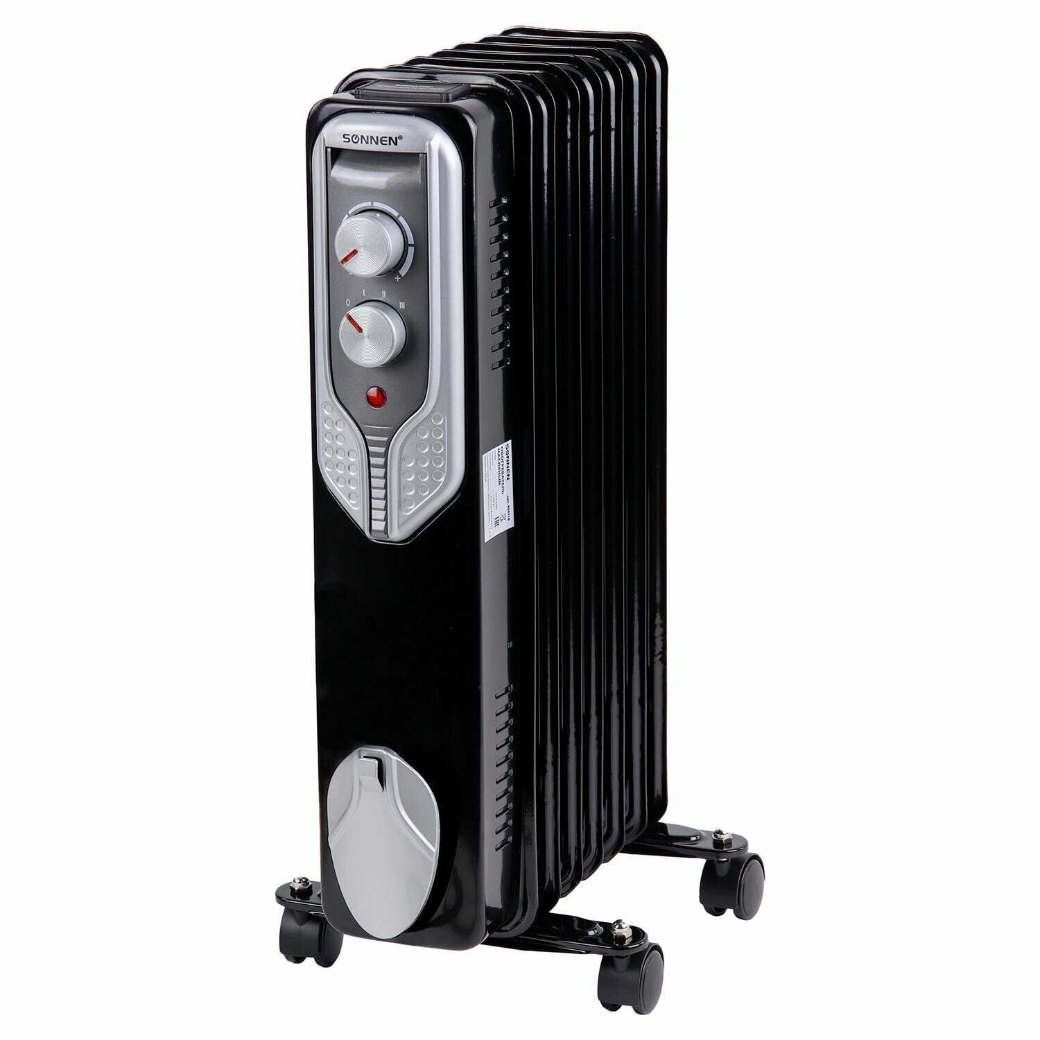 Обогреватель масляный SONNEN DFN-09BL (455311) фотография 5