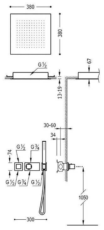 Схемы тропического душа