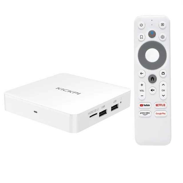 Смарт ТВ приставка KICKPI KP1 2024 2/32Gb, 4K, Android 11 фотография 22