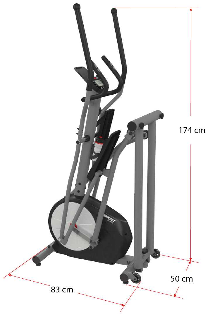Складной эллиптический тренажер UNIXFIT SL-430 + набор для фитнеса фотография 2