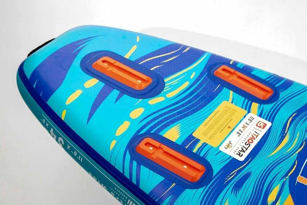 Сап борд надувной iTaoStar 11.0x34x6 Cat (335x86x15) фотография 16