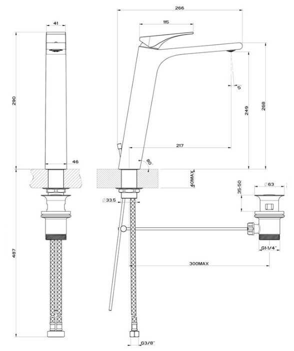 Смеситель Gessi 49003 фотография 1