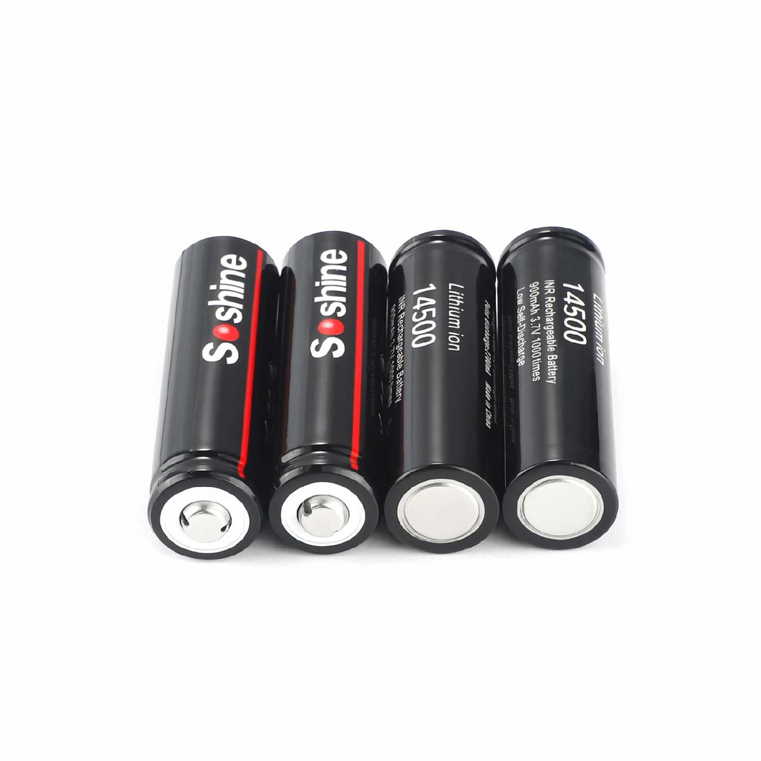 Литий-ионная батарея Soshine 14500 AA (900mAh) фотография 4