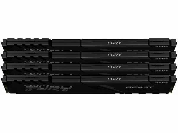 Оперативная память Kingston FURY Beast 32 ГБ DDR4 DIMM CL17 (KF436C17BBK4/32) фотография 4