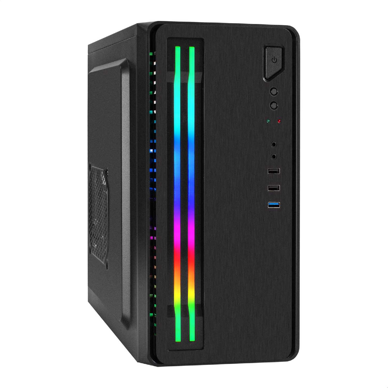 Корпус ExeGate mEVO-7805-XP400 (mATX, БП XP400 с вент. 12см, 2USB+1USB3.0, аудио)