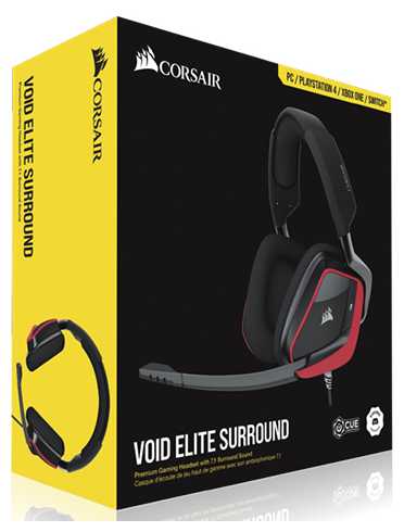 Компьютерная гарнитура Corsair VOID ELITE SURROUND Premium Gaming фотография 12