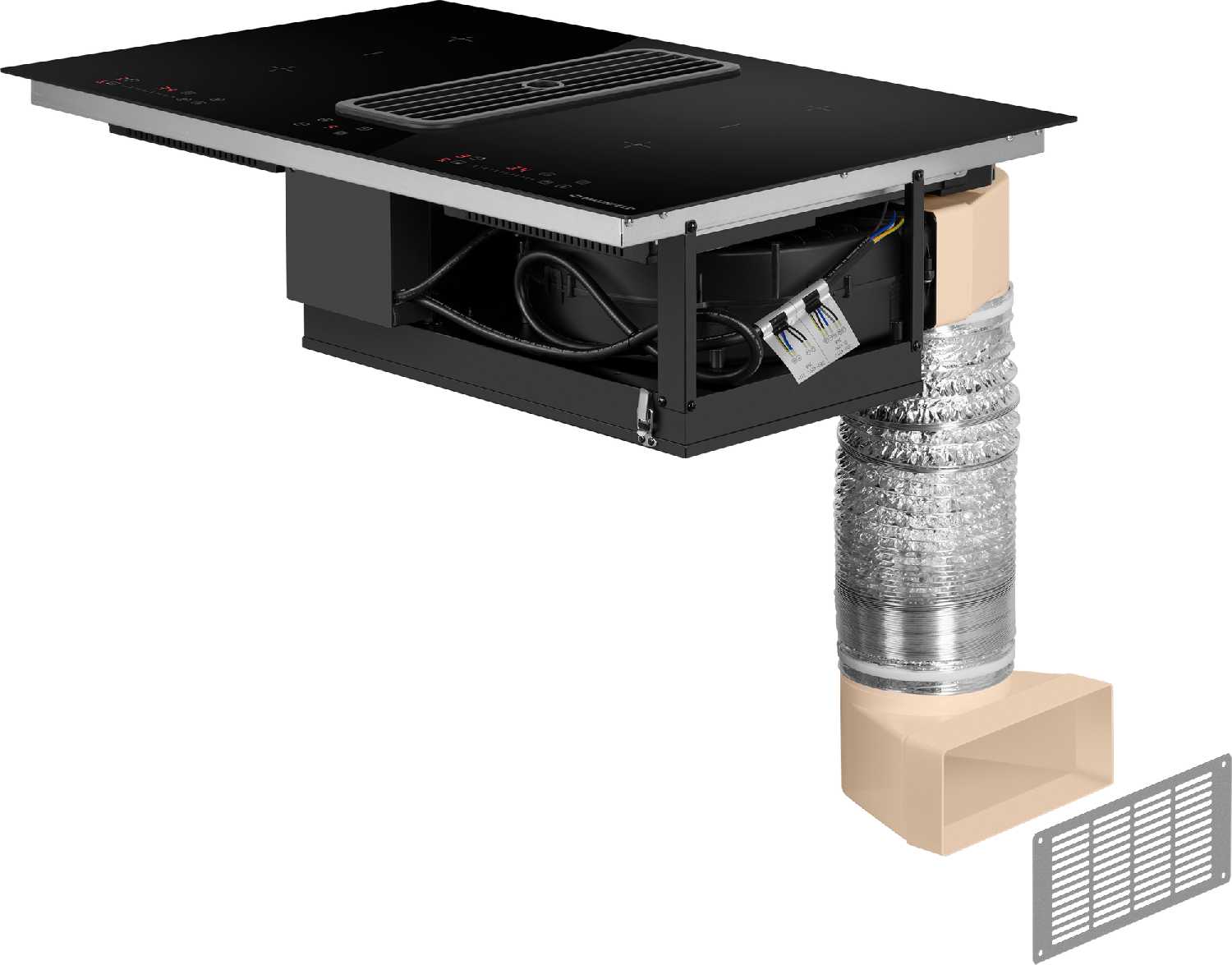 Индукционная варочная панель MAUNFELD AVSI804SBH фотография 3