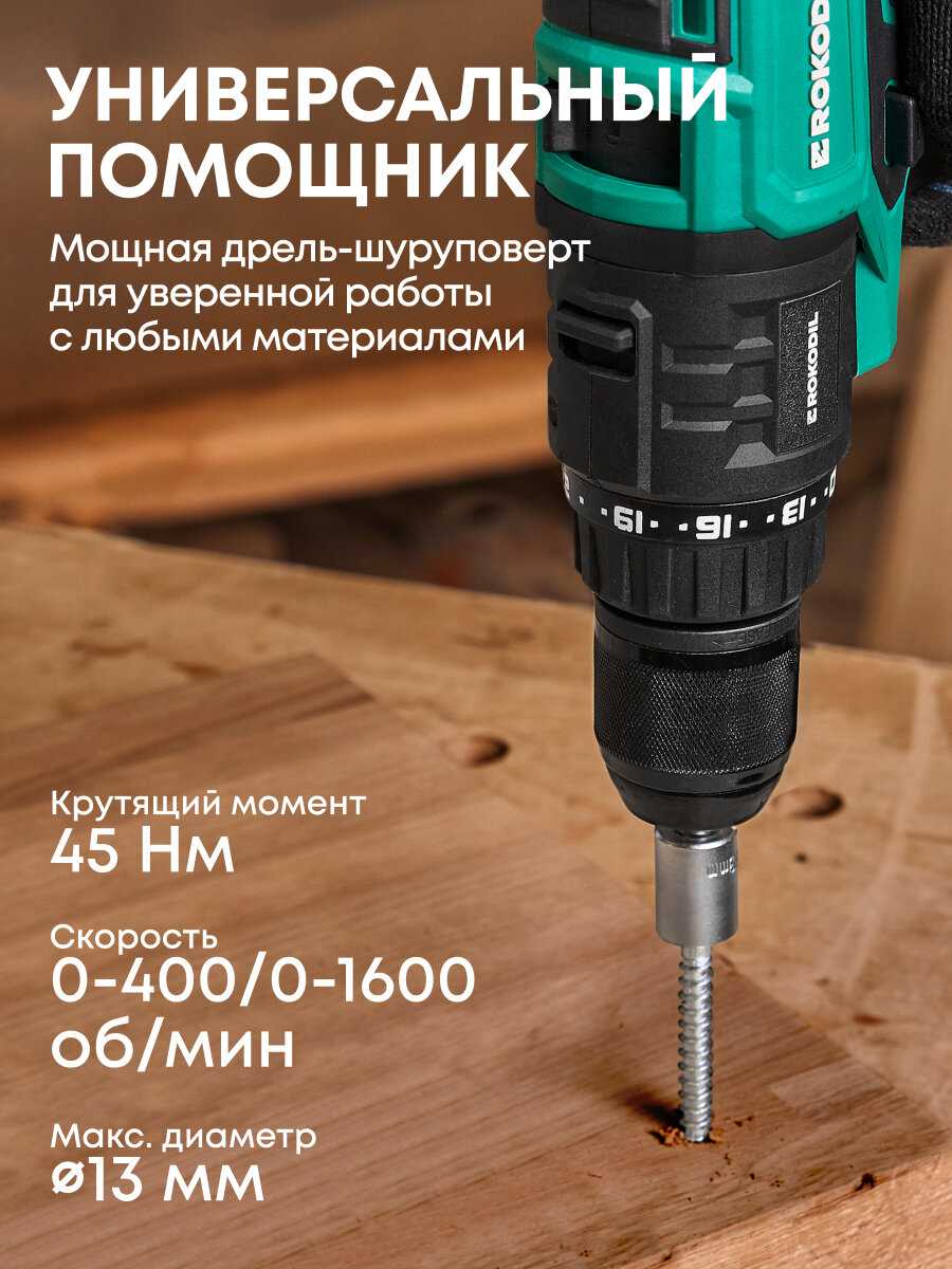 Набор аккумуляторного инструмента Rokodil Multivert Start [20 В, 700 Вт, 2 АКБ] фотография 2