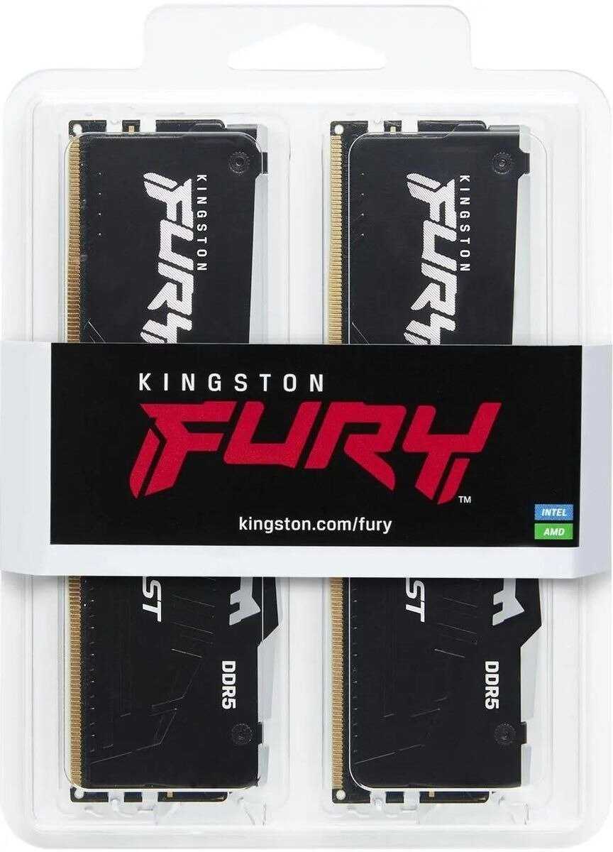 DRAM Kingston FURY Beast RGB EXPO 16GB 6000MT/s DDR5 CL36 DIMM (Kit of 2) (KF560C36BBEAK2-16) фотография 2