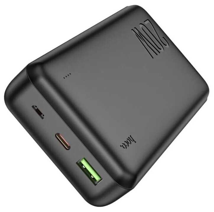Портативный аккумулятор Hoco J87 Tacker, PD20W+QC3.0, 10000mAh, черный фотография 1