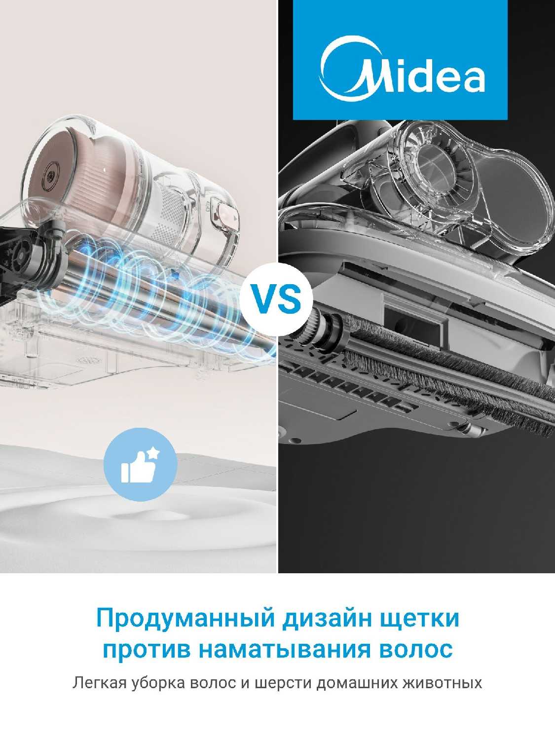 Пылесос Midea VCS BC3 фотография 5