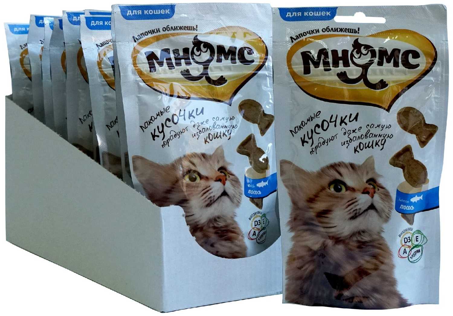 Лакомство для кошек Мнямс Лакомые кусочки фотография 28