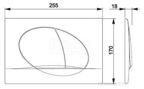 Кнопка смыва Roca Active 42B 8901140B0 фотография 1