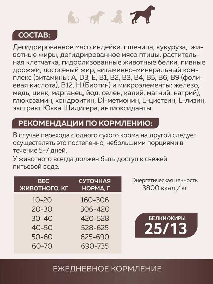 Daily Life Индейка для взрослых собак средних и крупных пород фотография 10