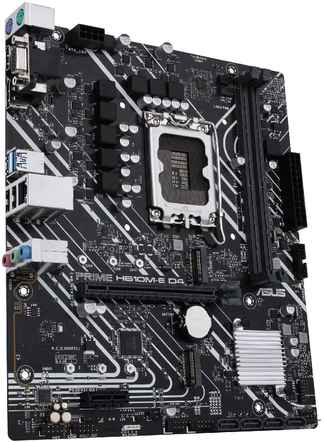 Материнская плата ASUS PRIME H610M-E D4 фотография 2