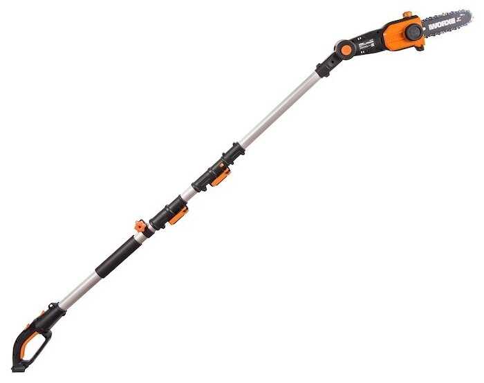 Цепная пила Аккумуляторная телескопическая WORX WG349E.9, 20В, 20 см, без АКБ и ЗУ фотография 11