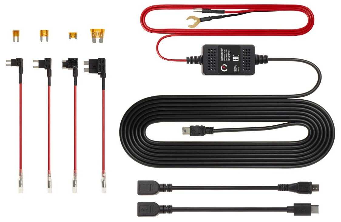 Адаптер для скрытого подключения видеорегистратора Roadgid Cord Mini / Micro / Type-C USB 12-24V, выход 5В, 3А фотография 4