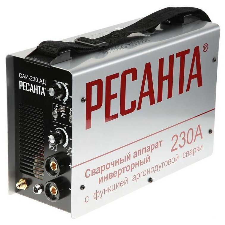 Сварочный аппарат инверторного типа РЕСАНТА САИ-230 АД, TIG, MMA фотография 7