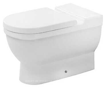 Чаша унитаза напольная DURAVIT Starck 3 012809 с горизонтальным выпуском